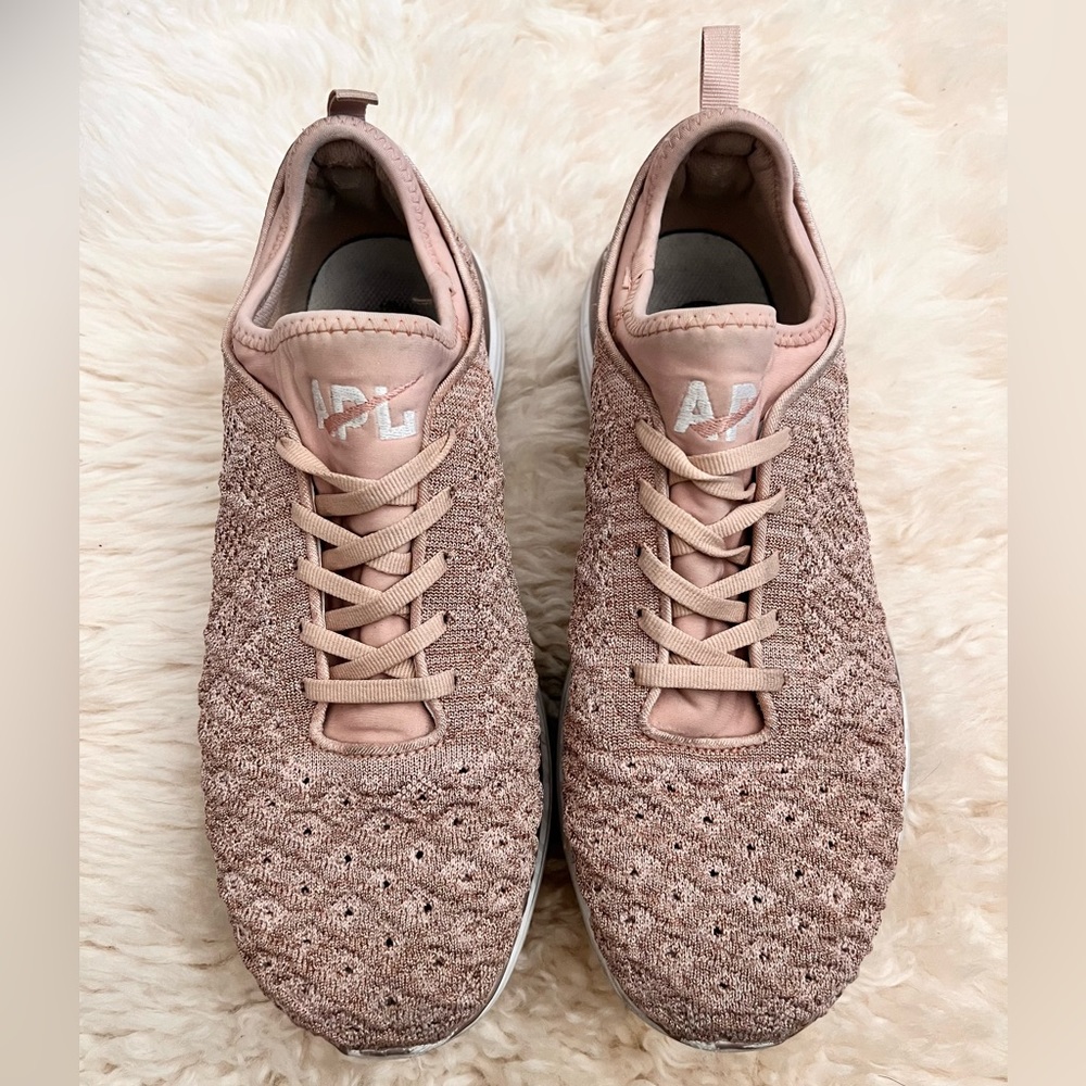 APL Women's Rose Gold Metallic TechLoom Phantom Sneakers